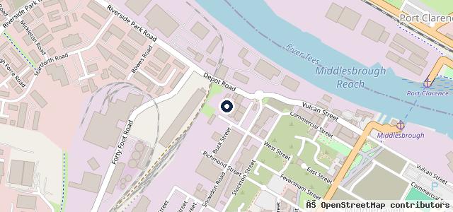 Map showing the location of BC Automotive