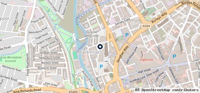 Map showing the location of Anstey Auto Repairs