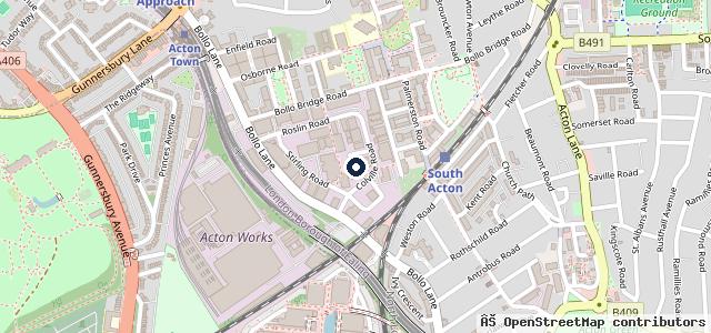Map showing the location of Swan Autos