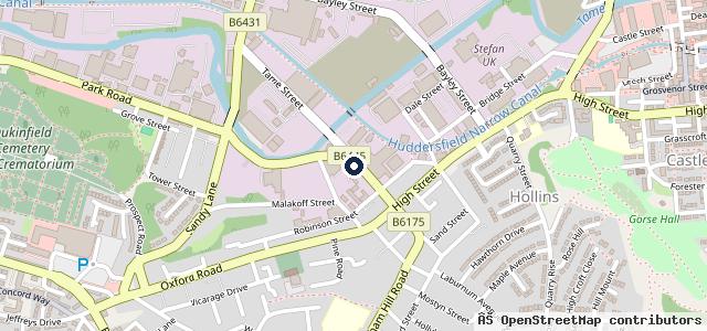 Map showing the location of CRS Bodywork Centre | Stalybridge