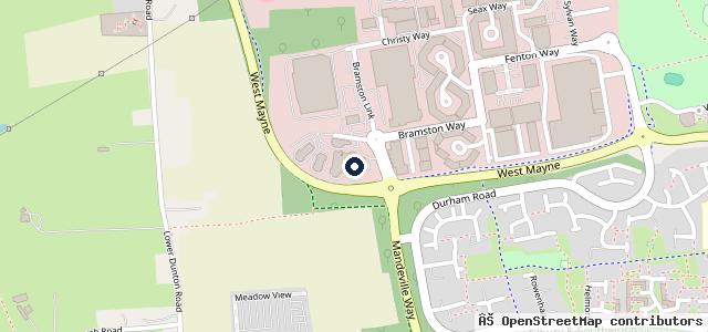 Map showing the location of Toomey Vauxhall Basildon