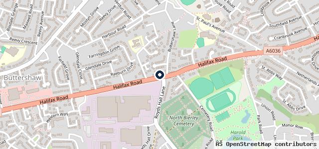 Map showing the location of Beecroft Tyres Ltd