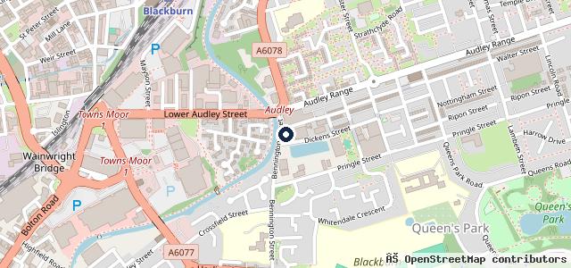 Map showing the location of Car Recovery Blackburn