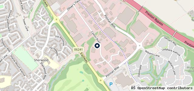 Map showing the location of Lancashire Mobile Tyre Guys