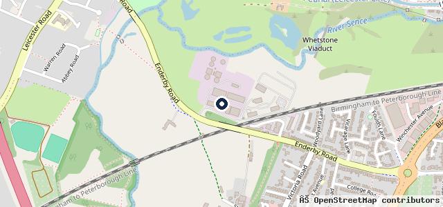 Map showing the location of St Andrews Services