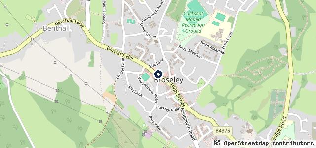 Map showing the location of Popular groups