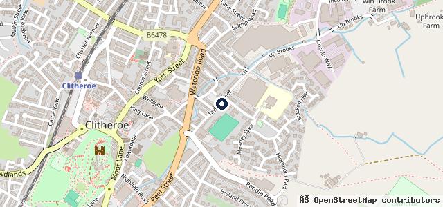 Map showing the location of Sabden Motor Bodies Ltd