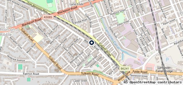 Map showing the location of Kramer Motors | Preston