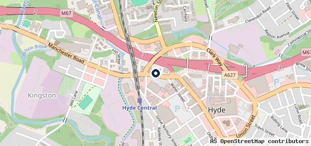 Map showing the location of TMS Autoparts - Hyde
