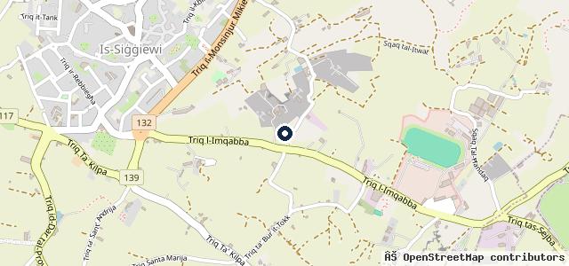 Map showing the location of Siggiewi Vehicle Services VRT