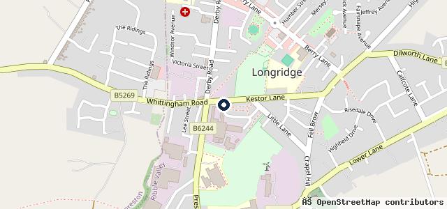 Map showing the location of Ribble Valley Tyre & Autos Limited