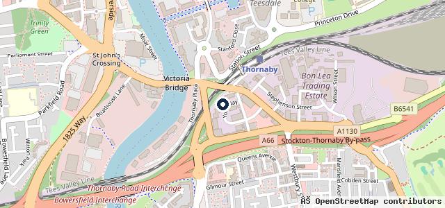 Map showing the location of Barron Motors