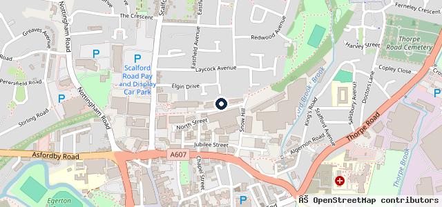 Map showing the location of Melton Car Mechanics