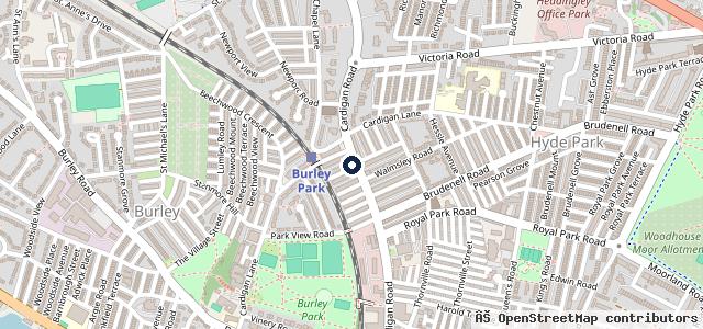 Map showing the location of Apex Auto Care Car Garage