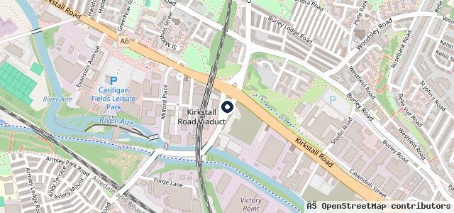 Map showing the location of MFG Car Care Centre
