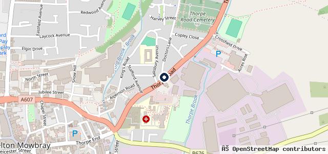 Map showing the location of C&R Restoration & Mechanical