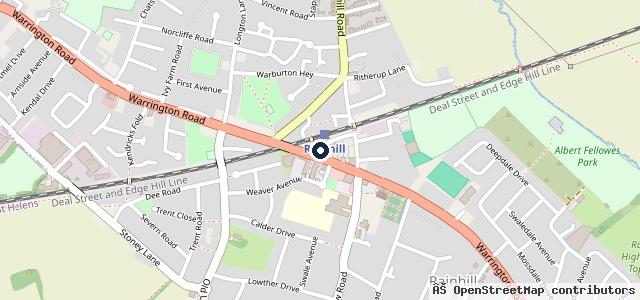 Map showing the location of Station Garage