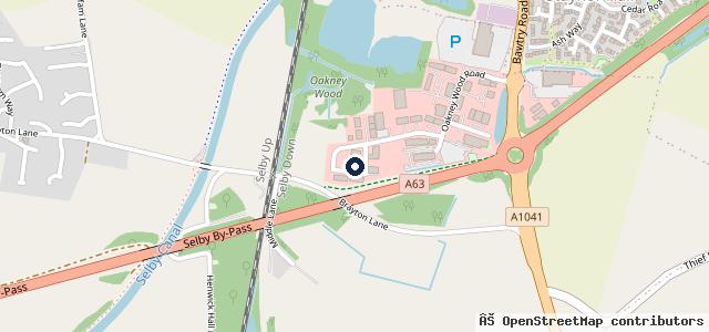 Map showing the location of Mobile Auto Repairs | Selby