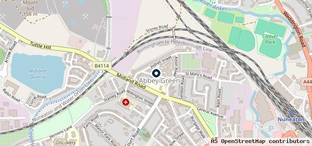 Map showing the location of A V Motors