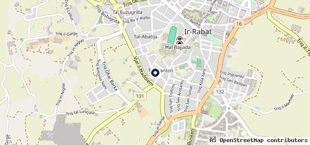 Map showing the location of Mark's Motor Repair