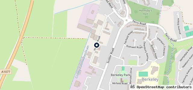 Map showing the location of Scunthorpe Town Cricket Club | Scunthorpe