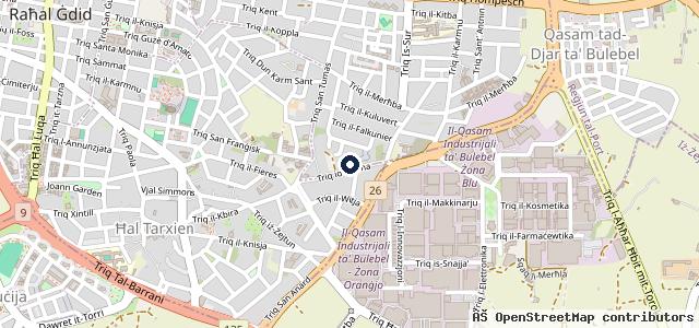 Map showing the location of Latinus Garage