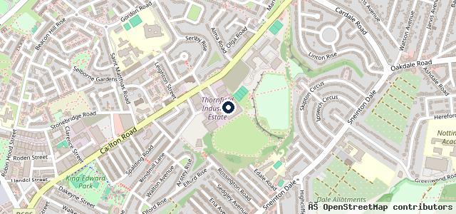 Map showing the location of Greenwood Auto Services Ltd