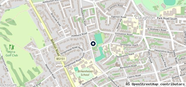 Map showing the location of Oxton Autos Mot