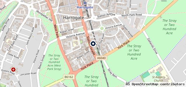 Map showing the location of Waitrose & Partners