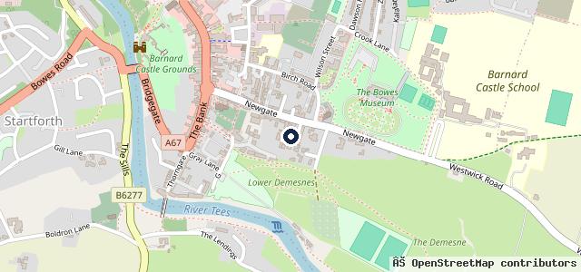 Map showing the location of BME Performance