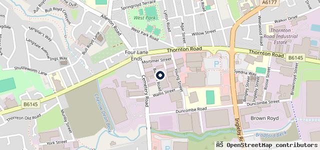 Map showing the location of Chris Umpleby Cars