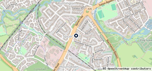 Map showing the location of S G Vehicle Repairs