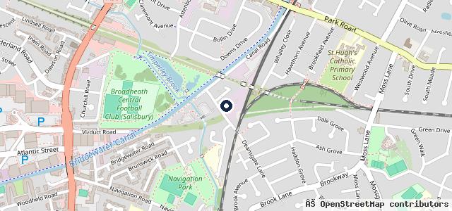 Map showing the location of Ace Vehicle Repairs