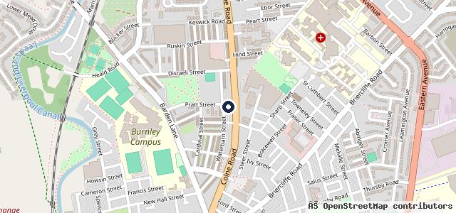 Map showing the location of Queensgate Garage