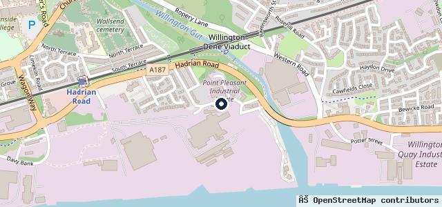 Map showing the location of NRG Auto's