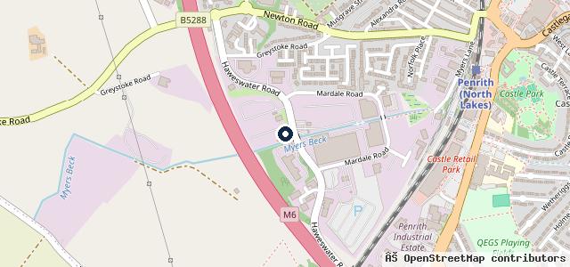 Map showing the location of D & H Autocare