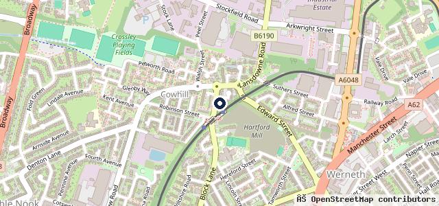 Map showing the location of Billy's Autos | Oldham