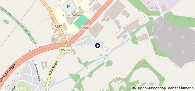 Map showing the location of Lakeland Plant Services