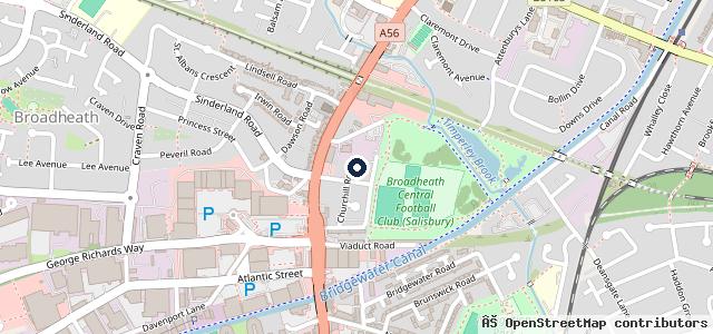 Map showing the location of Car Body Solutions Ltd