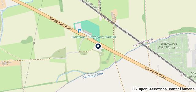 Map showing the location of East Boldon Motors