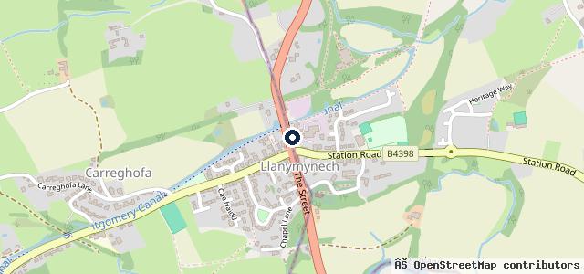 Map showing the location of Pant Motor Bodies - (Fix Auto Oswestry) - Renault Service