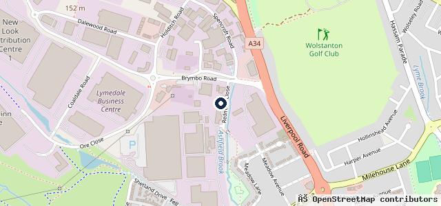 Map showing the location of Hyundai Service