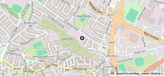 Map showing the location of Bankfoot Auto Centre