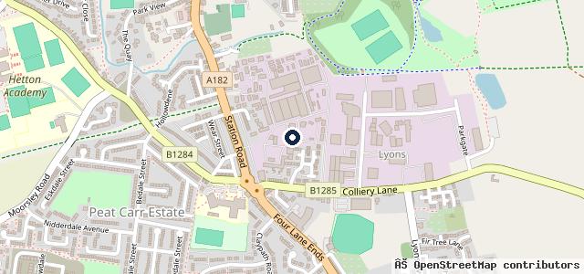 Map showing the location of Ian's Garage Services