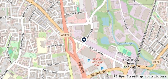 Map showing the location of Mobile Mechanic Bolton