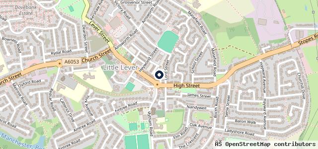 Map showing the location of Jendahart Garage Services