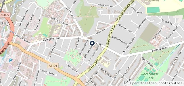 Map showing the location of Mansfield Car Parts & Accessories