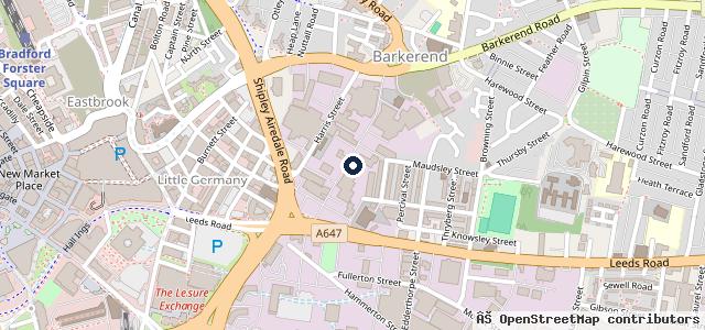 Map showing the location of Marlborough Pit Stop And Mot