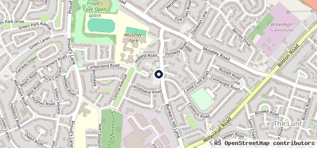 Map showing the location of Auto Repair Service