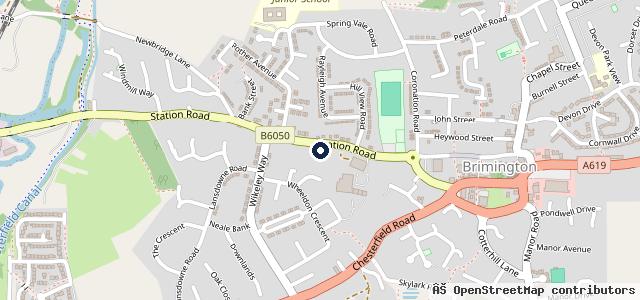 Map showing the location of J G Autos